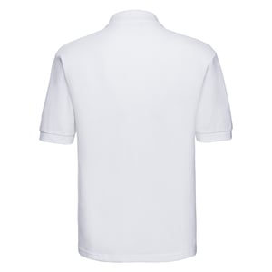 Russell Heren Klassiek Polycotton Poloshirt (Wit)