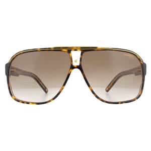 Carrera Aviator Mens Havana Brown gradiënt zonnebril