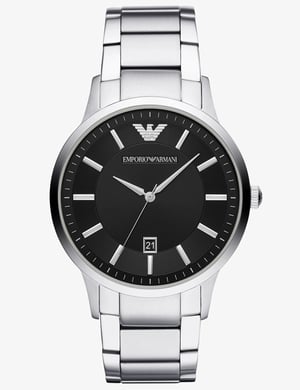 Emporio Armani Renato Heren Horloge Zilverkleurig AR11181