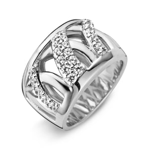 Orphelia Dames 925 Sterling Zilveren Ring - Zilver ZR-3859