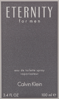 Calvin Klein Eternity For Men Edt Spray 100ml.