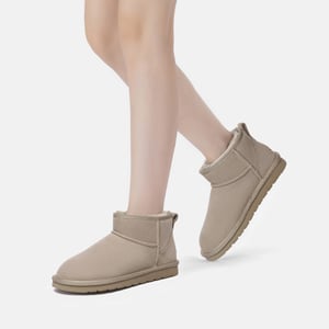 EVER AU Dames Ultra Mini Klassieke Laarzen-FINCH