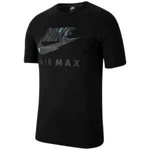 Nike Air Max Graphic Print Heren T-shirt Zwart