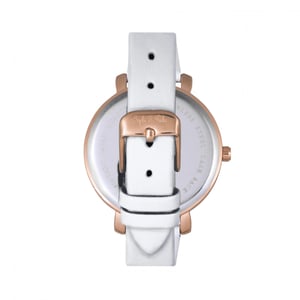 Sophie & Freda Key West horloge met leren band en Swarovski-kristallen