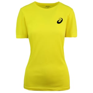 Asics Logo Dames Geel T-Shirt
