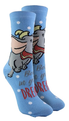 Disney Dumbo Sokken | Casual Schattig Personage Ontwerp Grappige Novelty Sokken - Dumbo