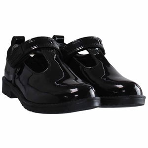 Kickers Lachly T-Bar zwarte kinderschoenen