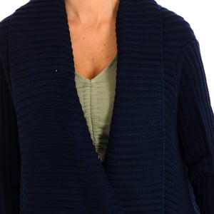 Gebreid vest met veiligheidsspeldsluiting 8515 dames