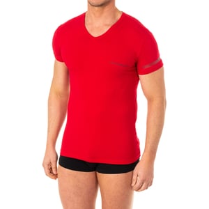 T-shirt met korte mouw en V-hals 110810-8P723 man