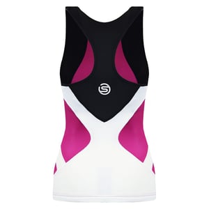 Skins Triathlon Compressie Mouwloos Roze Dames Racer Back Top T49085051