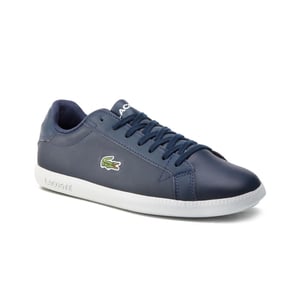 Lacoste Graduate BL 1 SMA Heren Navy/Wit Sportschoenen