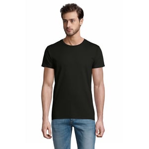 SOLS Heren Pioneer Biologisch Katoenen T-Shirt (Diep zwart)