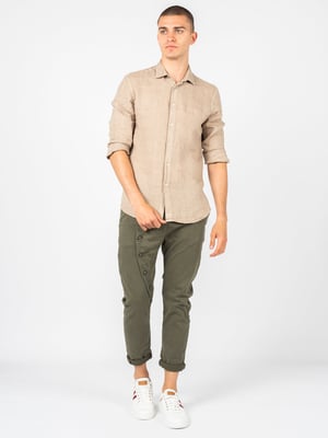 Xagon Man overhemd Lino Mannen beige