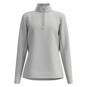 Forelson Dames/Dames Broadway Quarter Zip Golf Base Layer Top (Grijs)