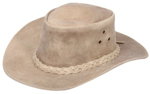 Cowboy Outback Echt Vintage Leren Aussie Bush Hat