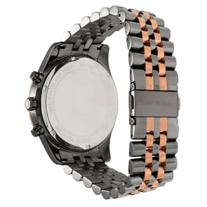 Michael Kors Herenhorloge Kwarts Zwart & Roségoud