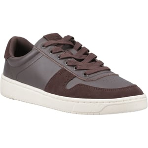 TOMS TRVL Lite Court Leer Heren Bruin Trainers