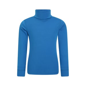 Mountain Warehouse Kinder-/kids Talus Roll Neck Top met lange mouwen (Kobalt)