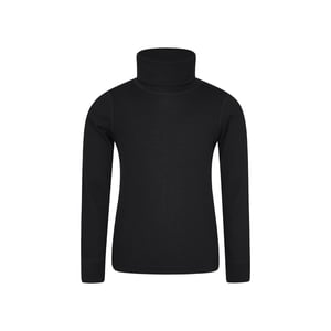 Mountain Warehouse Kinder-/kids Talus Roll Neck Top met lange mouwen (Zwart)