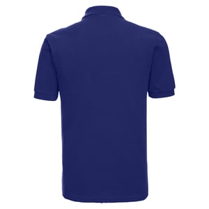 Russell Heren Klassiek Piqué Katoenen Polo Shirt (Helder Koningsblauw)