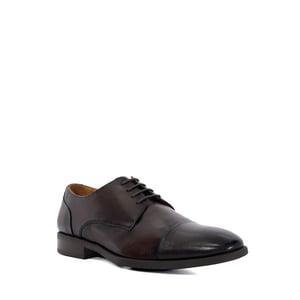 Dune Suffix Lederen Heren Bruine Veterschoenen