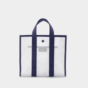 Kleine Boodschappentas Louise - A.P.C. - Pvc - Blauw