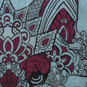 Bandana met opdruk van lichte en zachte stof 111000 unisex