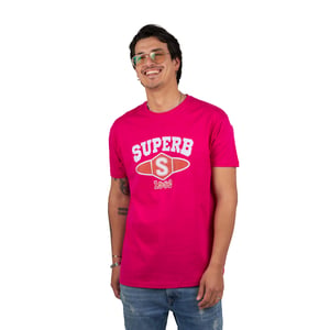 Universitair SPRBCA-2201 heren-T-shirt met korte mouwen en ronde hals