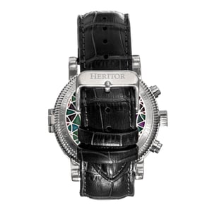 Heritor Automatisch Legacy horloge met leren bandje met dag/datum