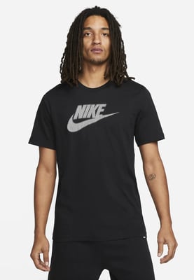 Nike Sportswear hybride T-shirt voor heren in zwart