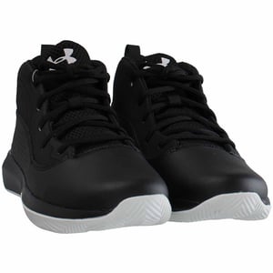 Under Armour GS Lockdown 4-BLK Zwarte kinderschoenen