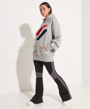Superdry Code Logo Chenille Oversized Hoodie