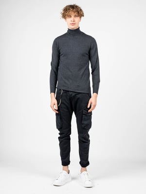 Xagon Man stoppen Turtleneck Mannen Grijs Grijs
