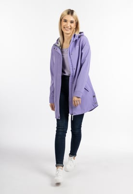 Schmuddelwedda Softshell korte jas Dames lila