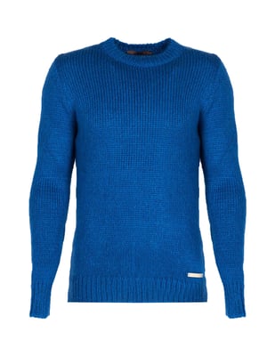 Takeshy Kurosawa stoppen Mohair Mannen blauw