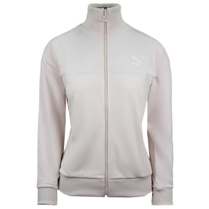 Puma Zip Up Track Jacket Lange Mouw Crème Womens Track Top 595943 23