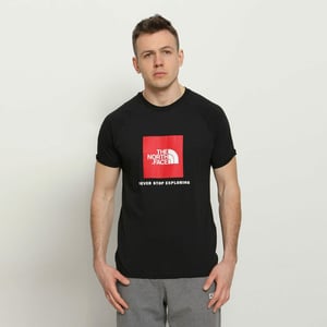 The North Face Heren Reglan Sleeve NSE T Shirt Zwart