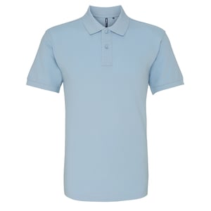 Asquith & Fox Heren Poloshirt met korte mouwen (Sky)