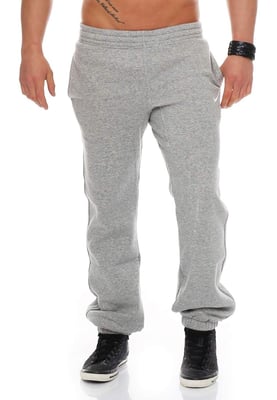 NIKE Heren Club Swoosh Cuff Joggingbroek in grijs