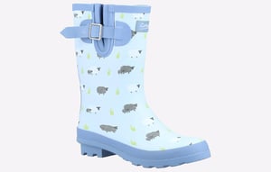 Cotswold Farmyard Mid Dames Schapen Rubberen Regenlaarzen
