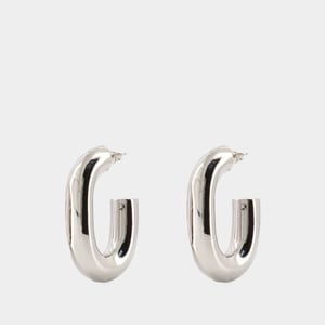 Boucles D'oreilles Xl Link - Paco Rabanne - Messing - Verzilverd