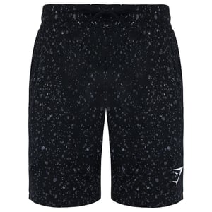 Gymshark Micro Print Heren Zwarte Shorts