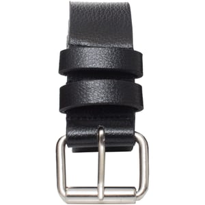 Kruze Heren Zwart Leren Riem