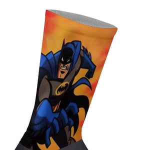 Lange uniseks sokken met elastische print