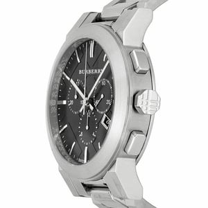 Burberry BU9351 Chronograaf Zwart Wijzerplaat Roestvrij Staal Herenhorloge