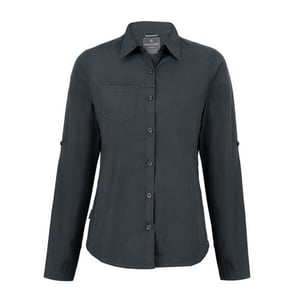 Craghoppers Dames/dames Expert Kiwi Shirt met lange mouwen (Koolstofgrijs)