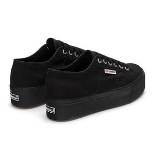Superga Unisex 2790 Linea Up Down Trainers voor volwassenen (Volledig zwart)