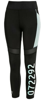 Puma x Selena Gomez SG Legging Strak Fitness Zwart Eerlijk Aqua Dames 518523 03