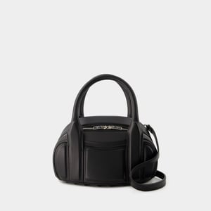 Roc Kleine Schoudertas - Alexander Wang - Leer - Zwart