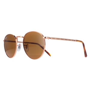 Ray-Ban Rond Unisex Roségoud Bruin RB3637 Nieuw Rond